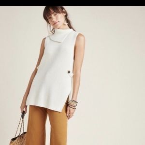 Anthropologie Alexia Split Knitted Sweater, Small